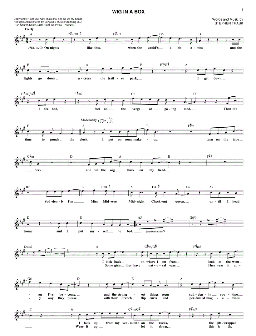 Sheet Music